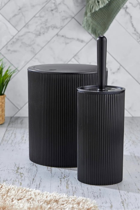 Mijölnir Juego de baño de 2 piezas Negro PZR-062